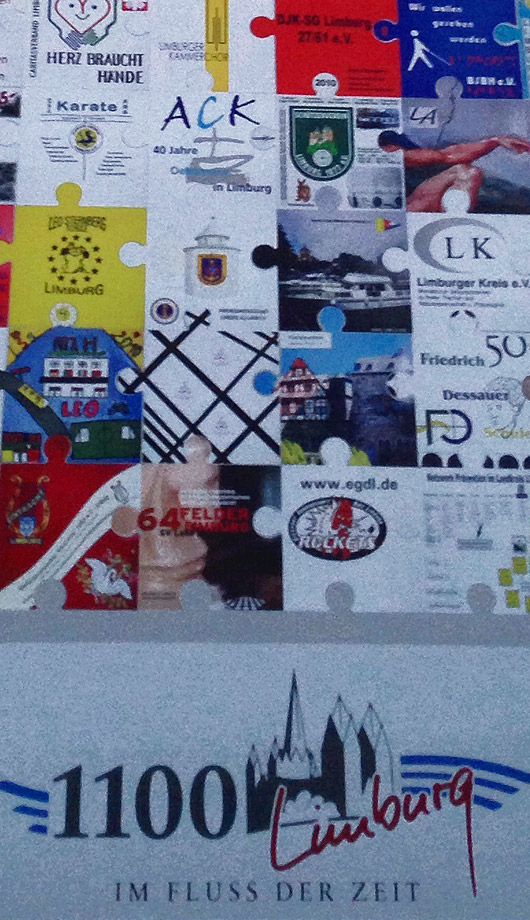 Andere Akteure als Logo auf einer Fahne