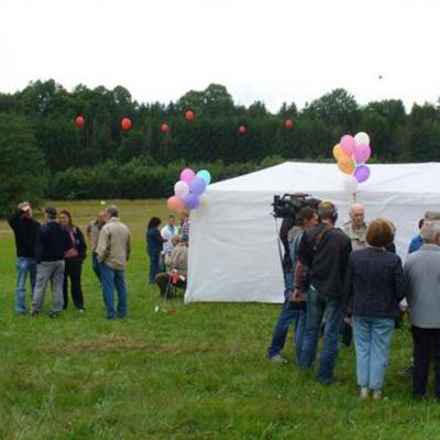 Die Brück im Kasselbachtal - das Fernsehen ist da